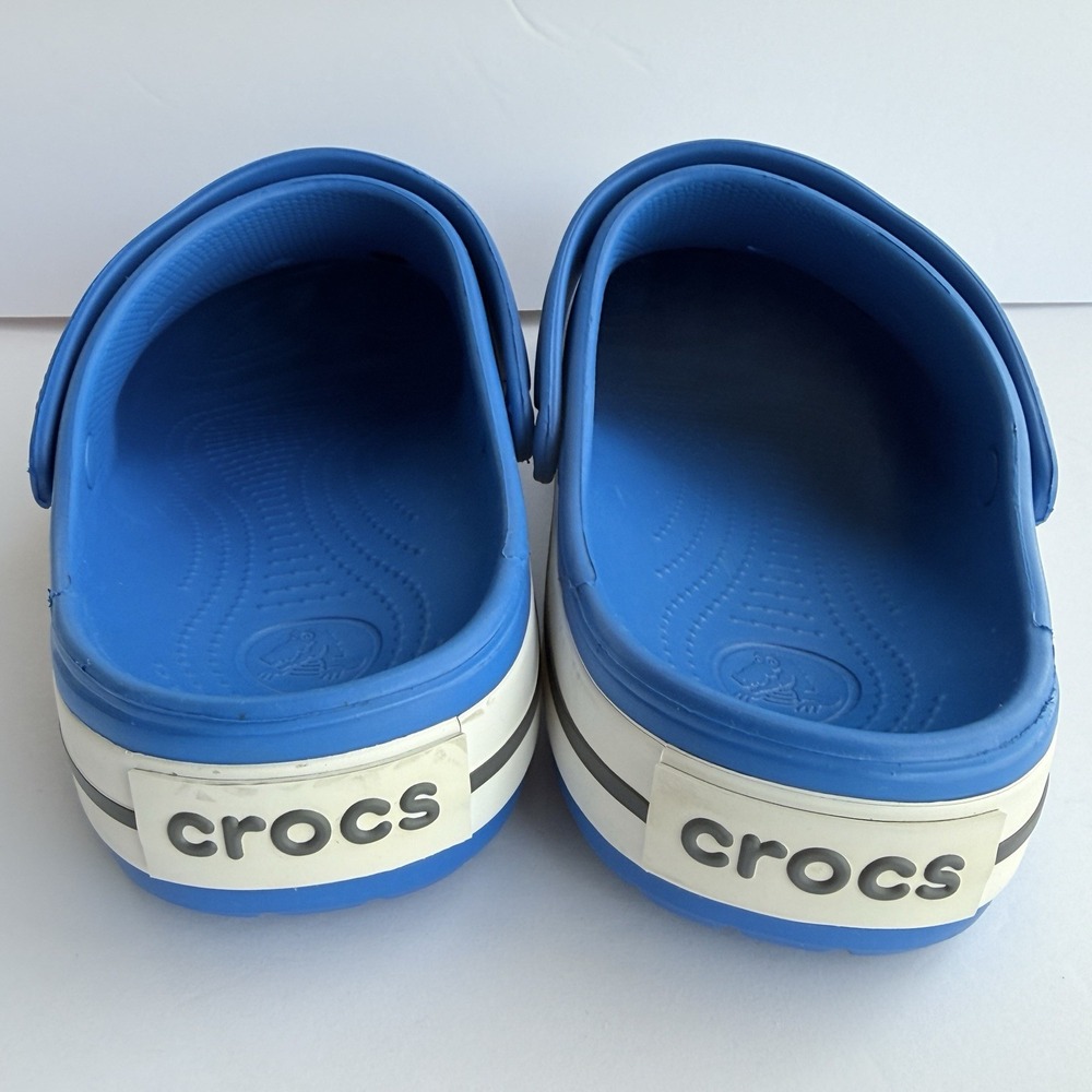 Mens Crocs 12 Crocband Blue Naruto Sasuke Uchiha Simpsons Pokemon Pirate Jibbitz - Picture 9 of 13